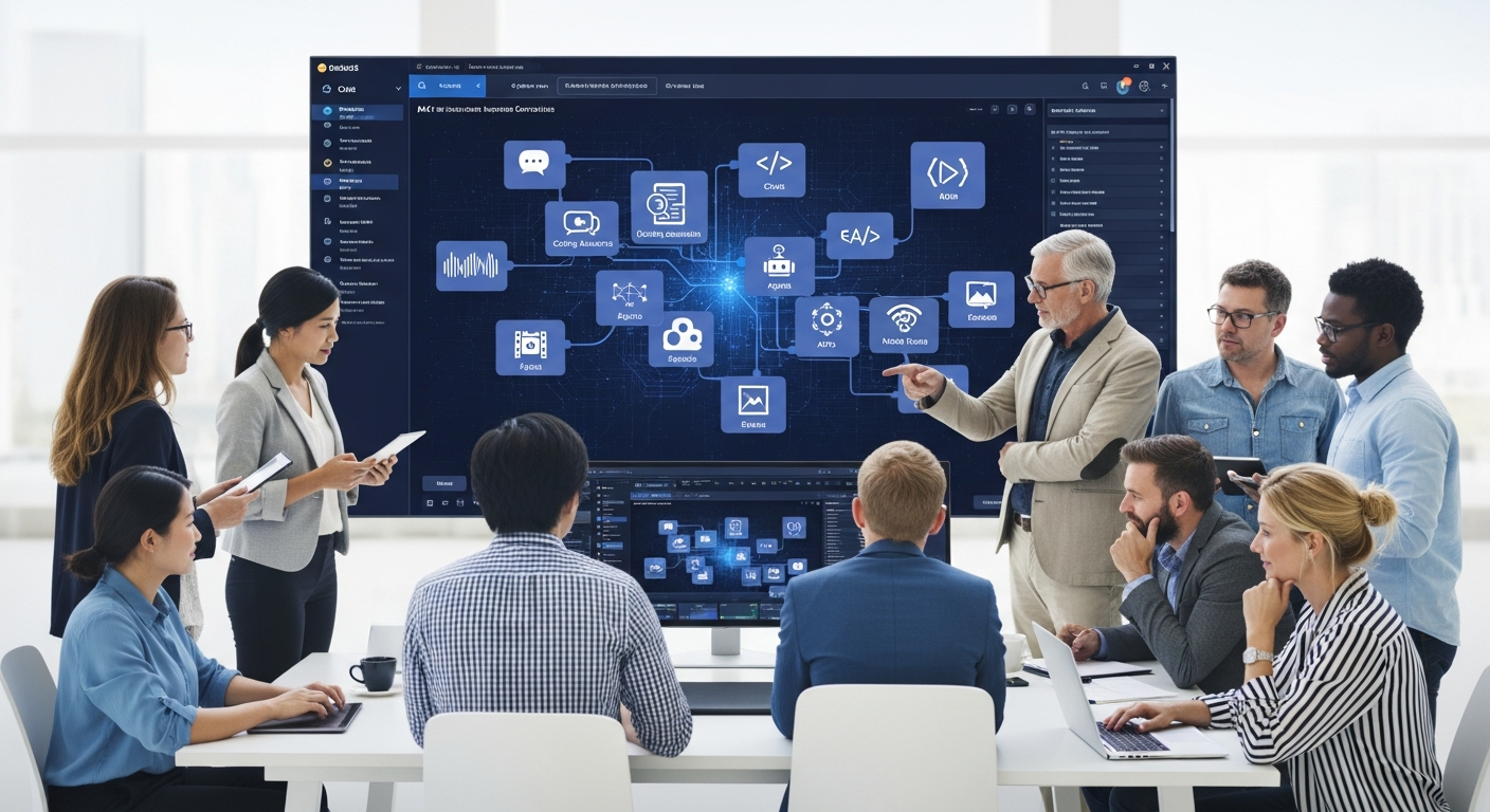 Security and operations team mapping AI tools to data and access controls