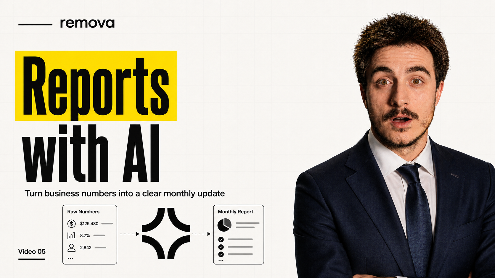 How to Create a Business Report with AI | Remova Enterprise AI thumbnail