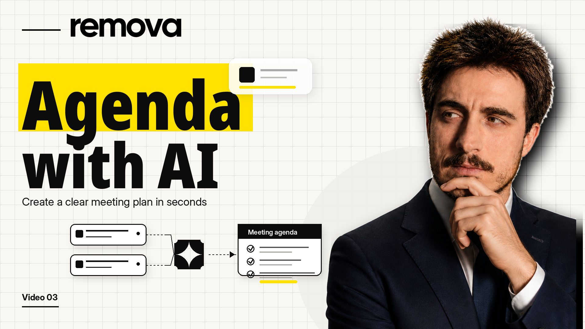 How to Create a Meeting Agenda in Seconds with AI | Remova Enterprise AI thumbnail