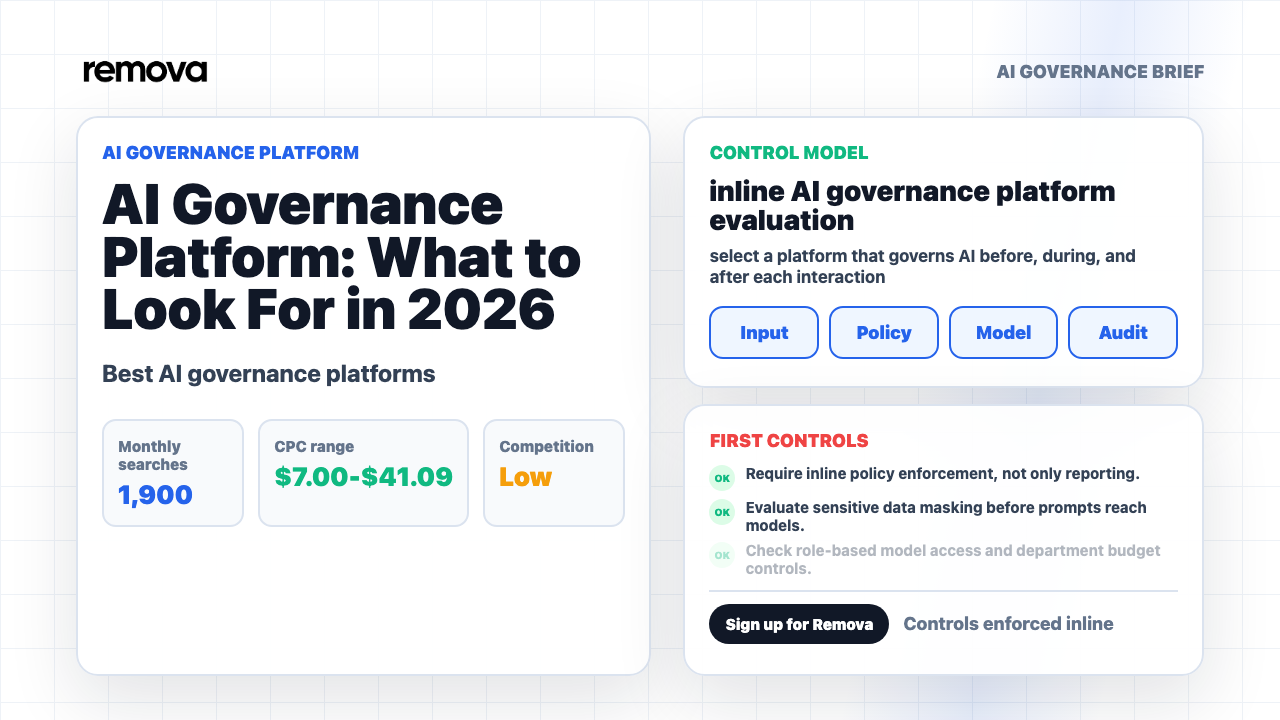 AI Governance Platform: What to Look For in 2026 Video Overview