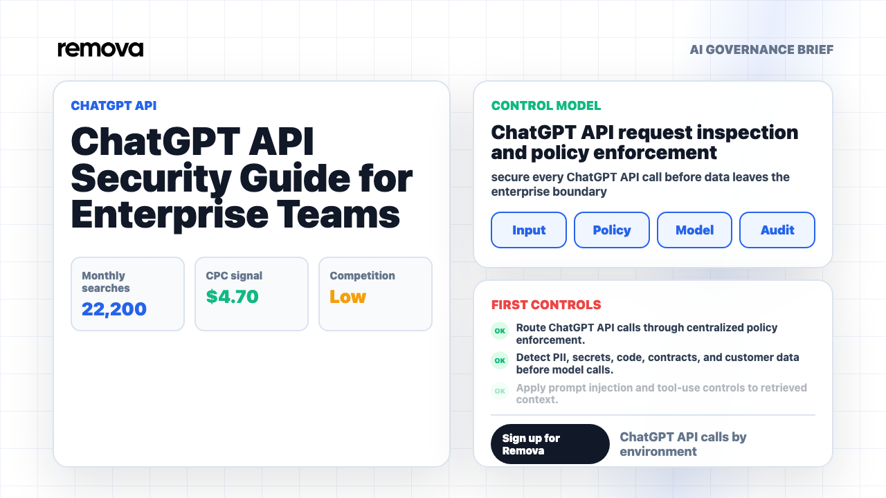 ChatGPT API Security Guide for Enterprise Teams Video Overview