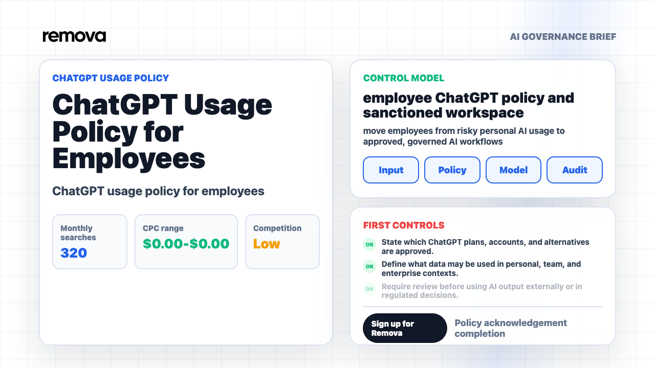 ChatGPT Usage Policy for Employees Video Overview