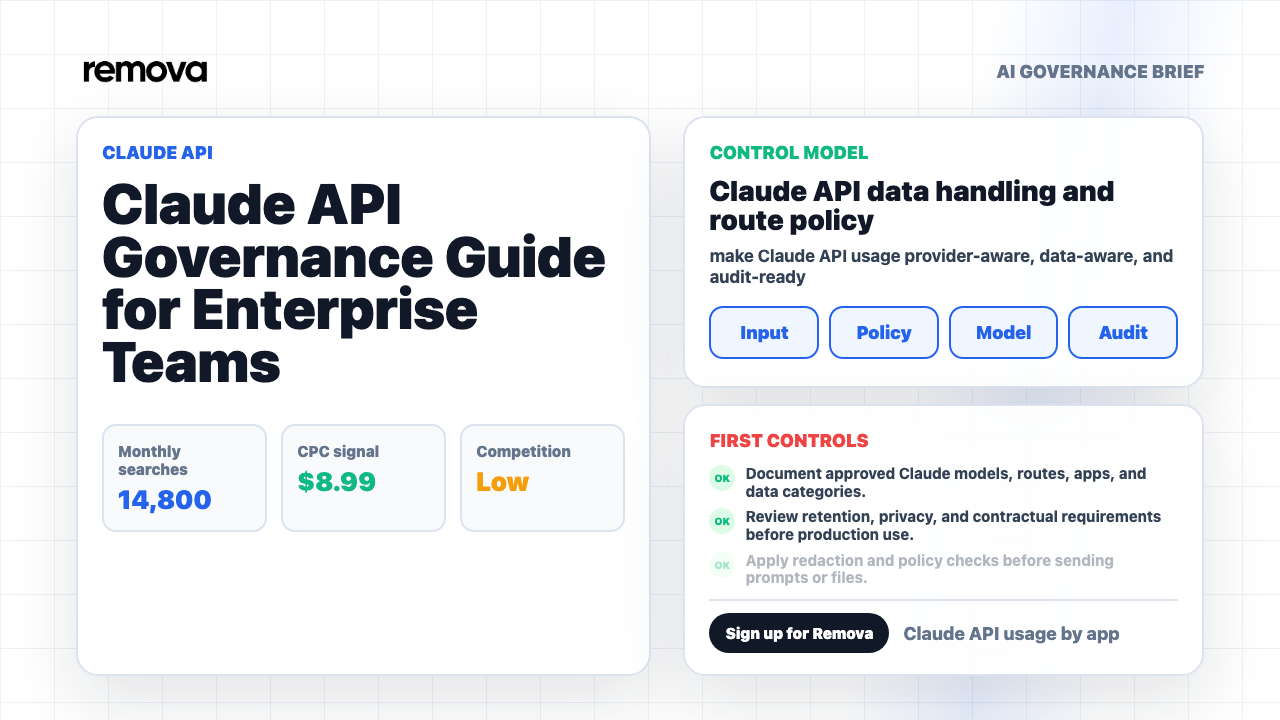 Claude API Governance Guide for Enterprise Teams Video Overview