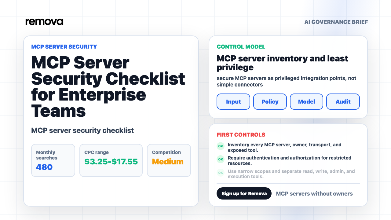MCP Server Security Checklist for Enterprise Teams Video Overview
