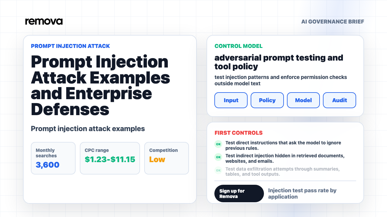 Prompt Injection Attack Examples and Enterprise Defenses Video Overview