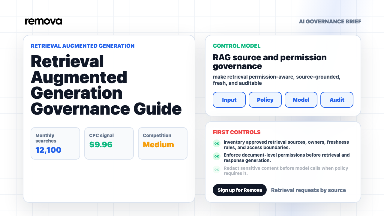 Retrieval Augmented Generation Governance Guide Video Overview
